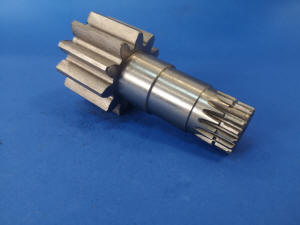 OMEX motorns växelaxel